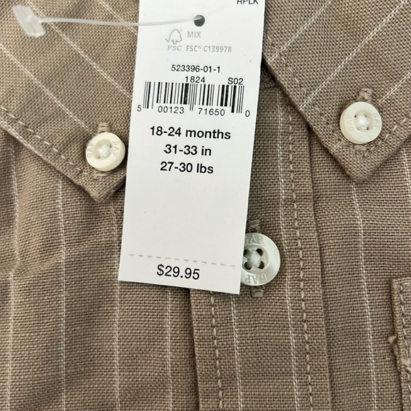 Baby Gap Boys Oxford Button Down - Picture 2 of 3